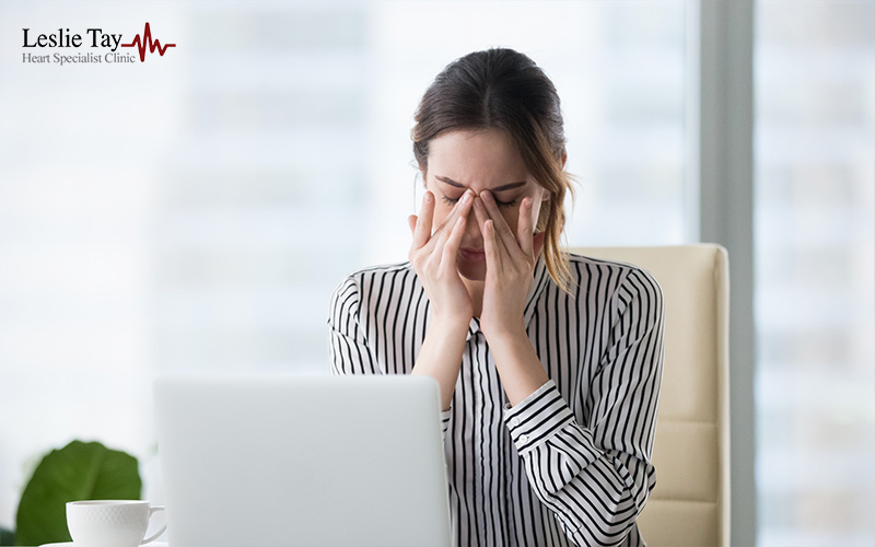 Stress Businesswoman